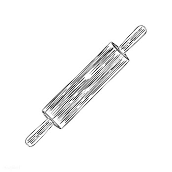 Vintage illustration of a rolling pin | Free stock vector - 324642