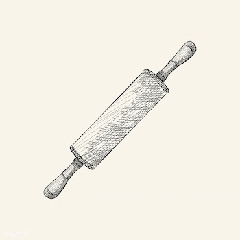 Vintage illustration of a rolling pin | Free stock vector - 324698