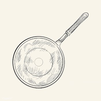 Vintage illustration of a saute pan | Free stock vector - 324568