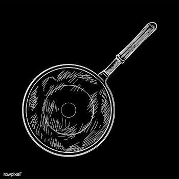 Vintage illustration of a saute pan | Free stock vector - 324603