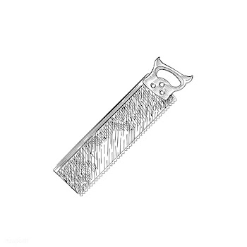 Vintage illustration of a saw | Free stock vector - 324496