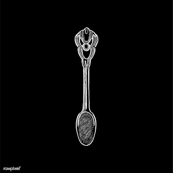 Vintage illustration of a spoon | Free stock vector - 324583