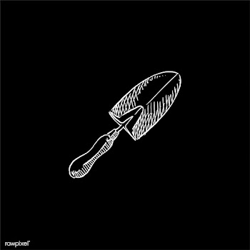 Vintage illustration of a trowel | Free stock vector - 324582