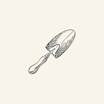 Vintage illustration of a trowel | Free stock vector - 324627