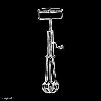Vintage illustration of a whisk | Free stock vector - 324621