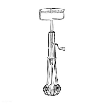 Vintage illustration of a whisk | Free stock vector - 324624