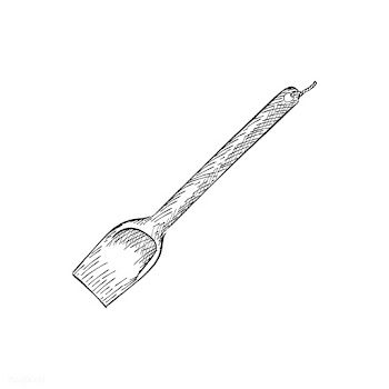 Vintage illustration of a wooden spoon | Free stock vector - 324561