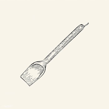 Vintage illustration of a wooden spoon | Free stock vector - 324614