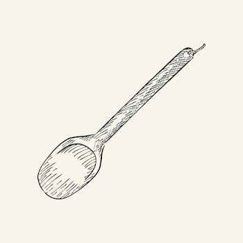 Vintage illustration of a wooden spoon | Free stock vector - 324629