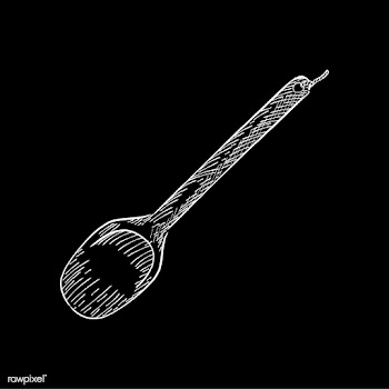 Vintage illustration of a wooden spoon | Free stock vector - 324641
