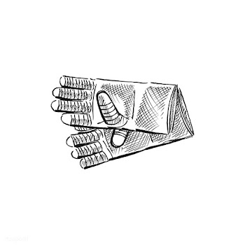 Vintage illustration of gardening gloves | Free stock vector - 324618