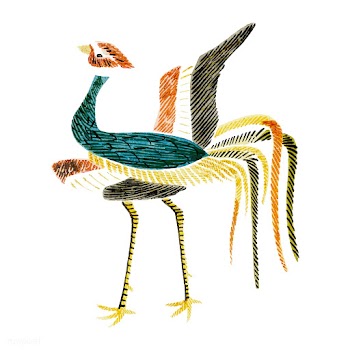 Vintage Illustration of Japanese crane | Free stock vector - 525516