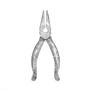 Vintage illustration of pliers | Free stock vector - 324601