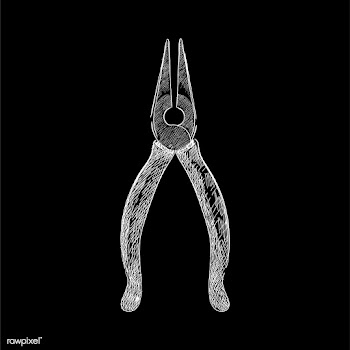 Vintage illustration of pliers | Free stock vector - 324770