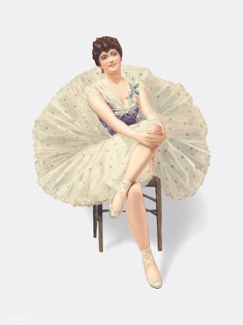 Vintage illustration "The belle of the b.. | Free stock vector - 471391
