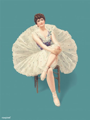 Vintage illustration "The belle of the b.. | Free stock vector - 471438