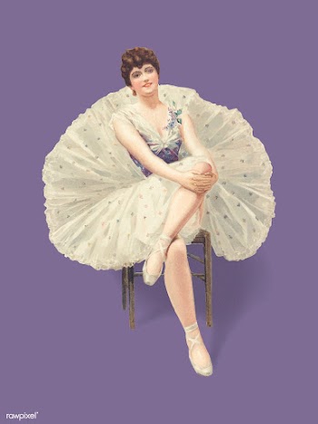 Vintage illustration "The belle of the b.. | Free stock vector - 471440