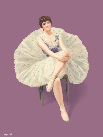 Vintage illustration "The belle of the b.. | Free stock vector - 471443