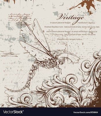 Vintage ilustration vector image