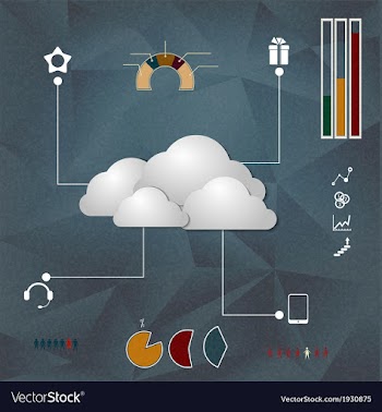 Vintage infographics on the polygon background vector image