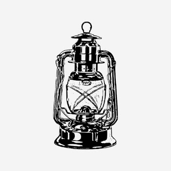 Vintage kerosene lamp hand drawn | Free Photo - rawpixel