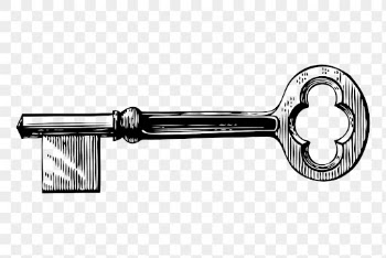 Vintage key png clipart, antique | Free PNG Illustration - rawpixel