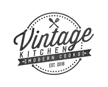 Vintage Kitchen Modern Cooks logo design contest | Logo Arena