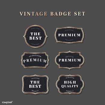 Vintage label collection | Free stock vector - 554612