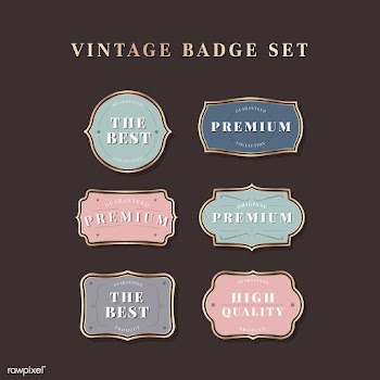 Vintage label collection | Free stock vector - 554626