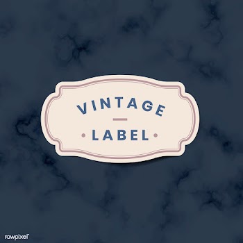Vintage label sticker decorated with roses on.. | Free stock vector - 542836