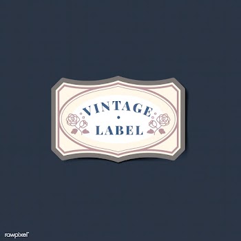 Vintage label sticker decorated with roses ve.. | Free stock vector - 542770