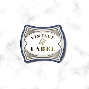 Vintage label sticker decorated with roses ve.. | Free stock vector - 542771