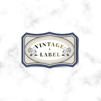 Vintage label sticker decorated with roses ve.. | Free stock vector - 542781