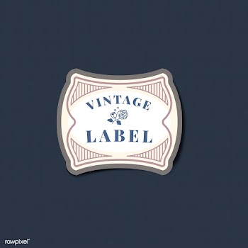 Vintage label sticker decorated with roses ve.. | Free stock vector - 542786
