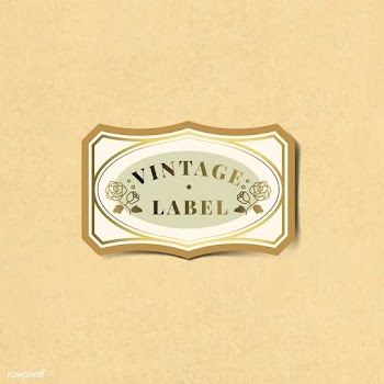 Vintage label sticker decorated with roses ve.. | Free stock vector - 542853