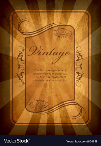 Vintage label vector image