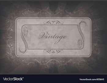 Vintage label vector image