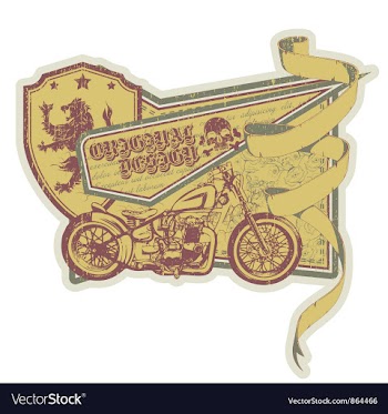 Vintage label vector image