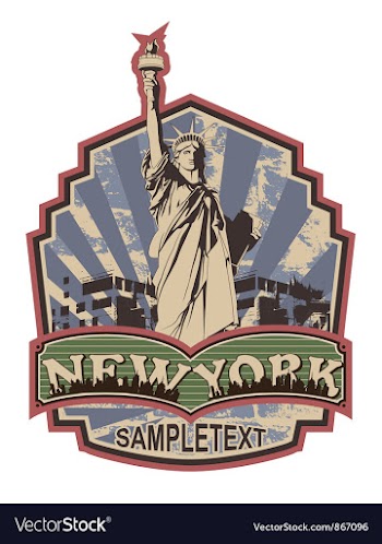 Vintage label vector image