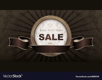Vintage label vector image