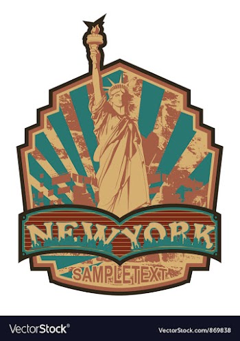 Vintage label vector image