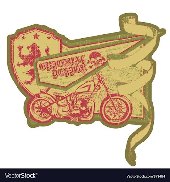 Vintage label vector image