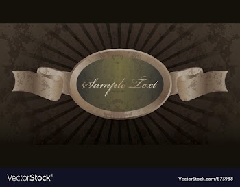 Vintage label vector image