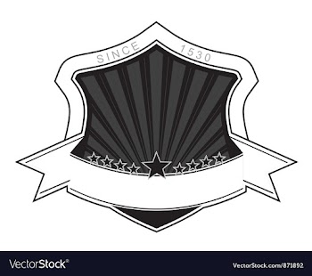 Vintage label with scroll vector image