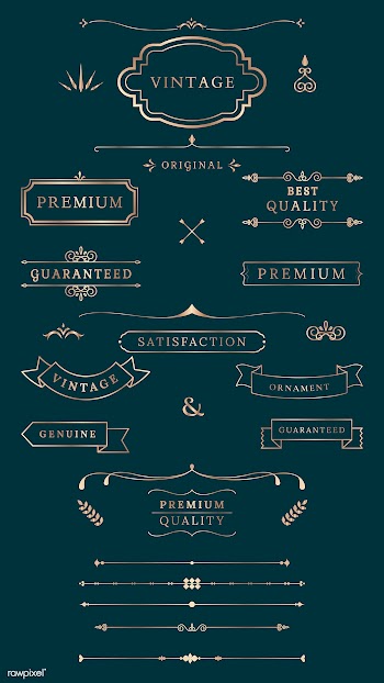 Vintage labels and banners | Free stock vector - 598902