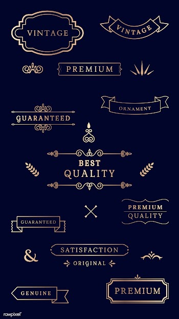 Vintage labels and banners | Free stock vector - 598916