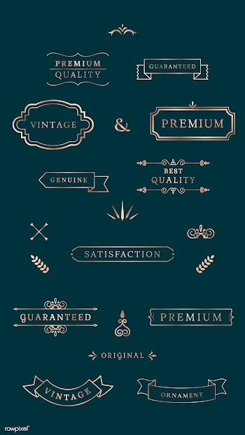 Vintage labels and banners | Free stock vector - 598924