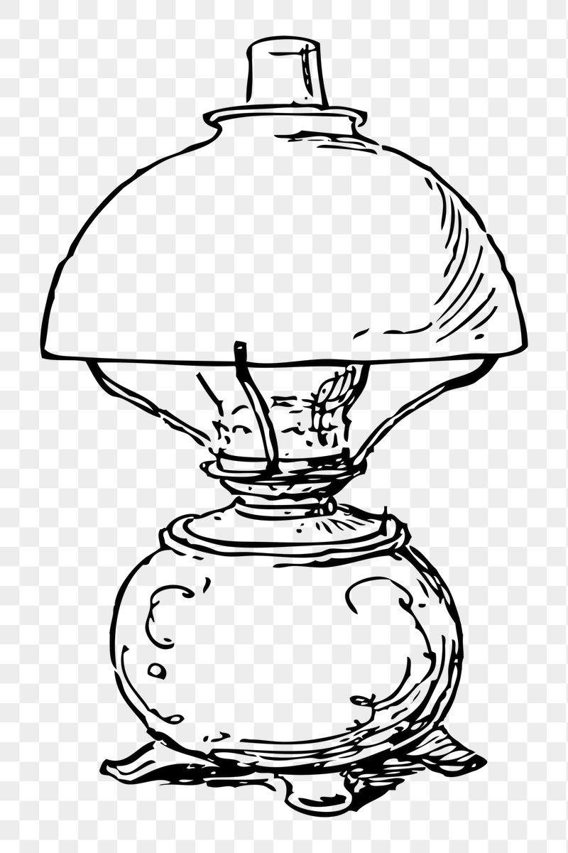 Vintage lamp png sticker illustration, | Free PNG - rawpixel