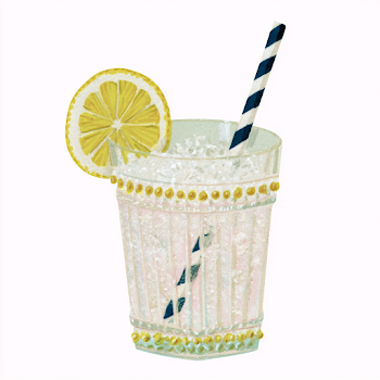 Vintage Lemonade in Coastal Aesthetic