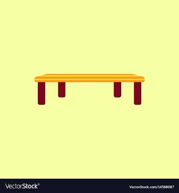 Vintage locker room bench vector image